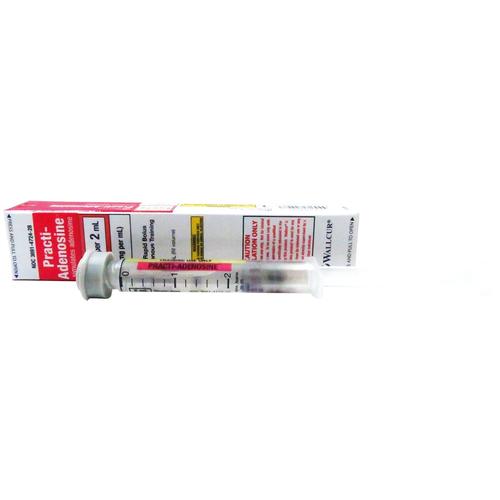 Practi-Adénosine 6mg/2mL Seringue (Médicament I.V. Code) (×1), 1024759, Practi-Prefilled Syringes, Code Medicines, and Kits
