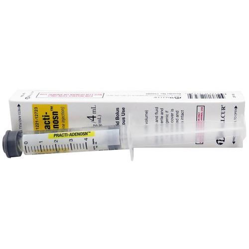 Practi-Ad&eacute;nosine 12mg/4mL Seringue (Code M&eacute;dical I.V.) (1 seringue), 1024760, Seringues pr&eacute;remplies practi, m&eacute;dicaments d&rsquo;urgence, et kits