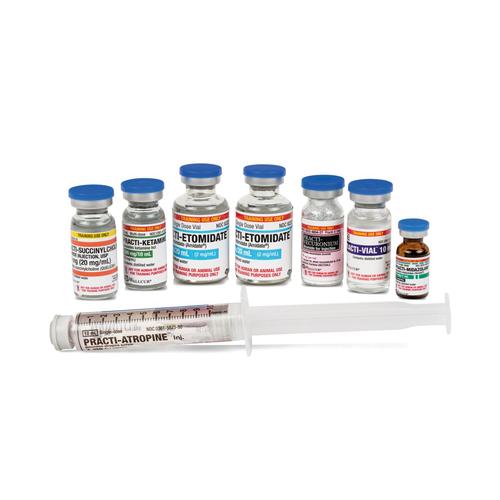 Practi-Kit de Recharge RSI (Intubation &agrave; S&eacute;quence Rapide), 1024773, Seringues pr&eacute;remplies practi, m&eacute;dicaments d&rsquo;urgence, et kits