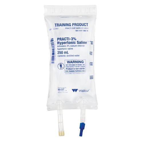 Practi-3% Hypertonic Saline 250 mL I.V. Solution Bag (×1), 1024776, Practi-IV Bag and Blood Therapy Products