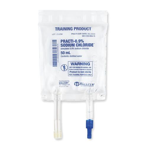 Practi-0.9% Cloruro de Sodio 50mL Bolsa de Solución I.V. (×1), 1024777, Practi-IV Bag and Blood Therapy Products
