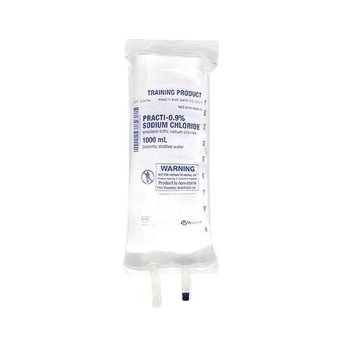 Practi-0.9% Nátrium-klorid 1000mL infúziós oldat tasak (×1), 1024780, Practi-IV Bag and Blood Therapy Products
