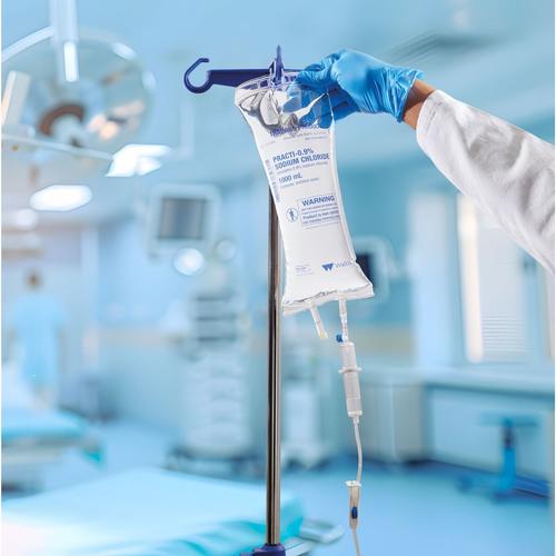 Practi-0,9% Natriumchlorid 1000mL IV Infusionsbeutel (1 Beutel) - Englische Spezifikation, 1024780, Practi-IV-Beutel und Bluttherapieprodukte