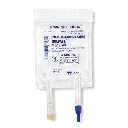 Practi-Sulfate de Magn&eacute;sium 50mL Poche de Solution Intraveineuse (1 poche) - Sp&eacute;cificit&eacute; anglaise, 1024807, Sac Practi-IV et Produits de Th&eacute;rapie Sanguine