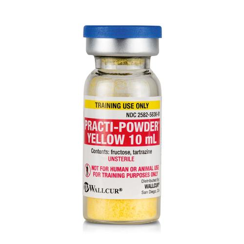Practi-Powder Yellow 10mL Vial (×30), 1024827, Practi-Vials