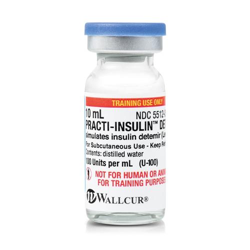 Practi-Insulin Detemir Vial (Pack of 40), 1024846, Practi-Vials