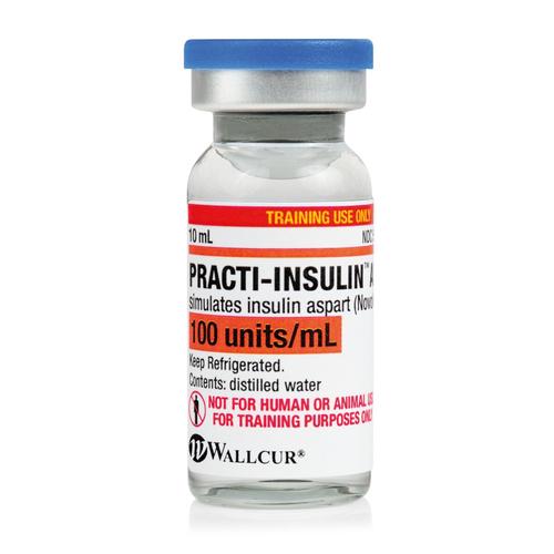 Practi-Insulin Aspart 100units/mL (Pack of 40), 1024852, Practi-Vials