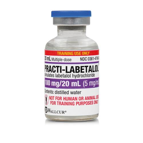 Practi-Labetalol 100mg/20mL Vial (Pack of 30) | 1024863 | Wallcur ...
