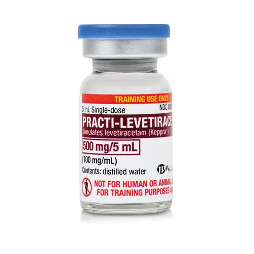Practi-Levetiracetam 500mg/5mL injekciós üveg (×40), 1024868, Practi-Vials