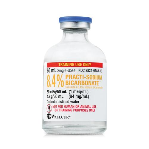 Practi-Natriumbicarbonat 8,4% 4,2g/50mL Stechampulle (Pkg mit 20 St&uuml;ck), 1024875, Practi-Durchstechflaschen (Vials)