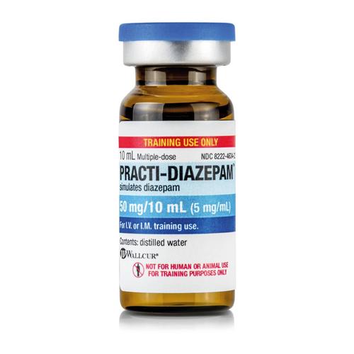 Practi-Diazepam 5mg/10mL Vial Tintado (Paquete de 30) | 1024886 ...