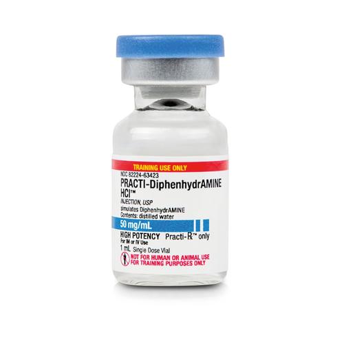 Practi-Diphenhydramine 50mg/1mL Flacon (×40), 1024890, Practi-Vials