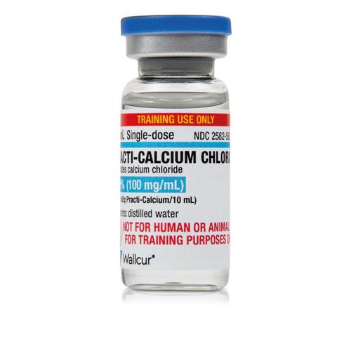 Practi-Chlorure de Calcium 10% 1000mg/10mL Flacon (×30), 1024892, Practi-Vials