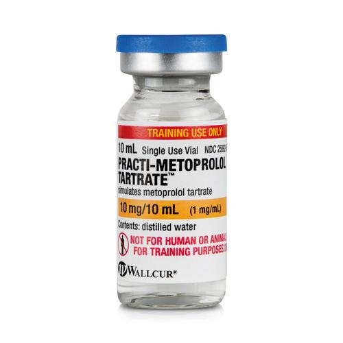 Practi-Metoprololtartrat 10mg/10mL Stechampulle (Pkg mit 30 St&uuml;ck), 1024896, Practi-Durchstechflaschen (Vials)
