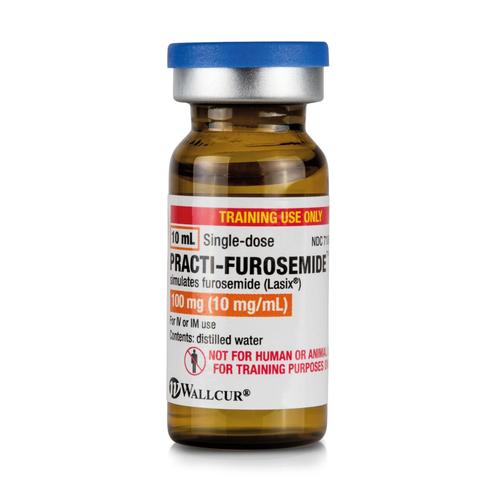 Practi-Furosemida 100mg/10mL Vial Tintado (Paquete de 30), 1024899, Practi-Viales