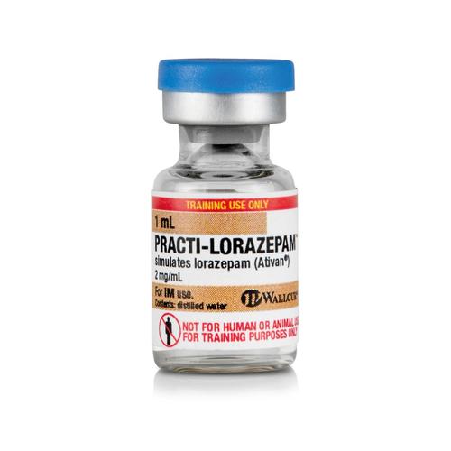 Practi-Lorazépam 2 mg/1 mL Flacon (×40), 1024911, Practi-Vials