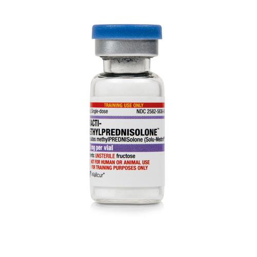 Practi-Methylprednisolone 125mg/2mL Powder Vial (Pack of 40), 1024922, Practi-Vials