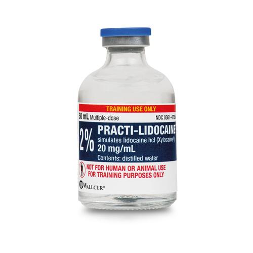 Practi-Lidocaina 2% 1000mg/50mL Flaconcino, 1024925, Practi-Vials