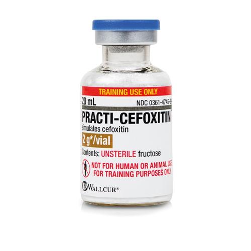 Practi-Cefoxitin 2g/20mL Powder Vial (×30), 1024930, Practi-Vials
