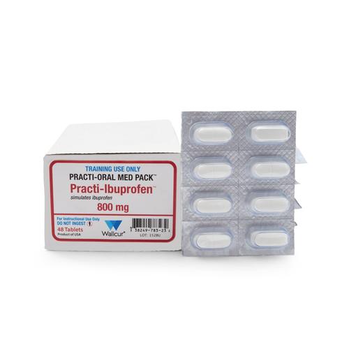 Practi-Ibuprofène 800mg Comprimés (boîte de 48) | 1024947 | Wallcur ...