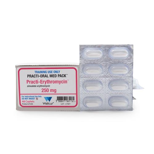 Practi-Erythromycin 250mg Oral-Unit Dose (48 Caplets) | 1024948 ...