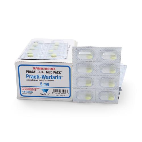 Practi-Warfarin 5mg Oral-Unit Dose (48 Tablets) | 1024952 | Wallcur ...