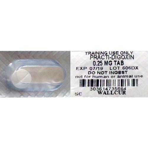 Practi-Digoxin 0,25 mg orale Einzeldosis (×48 Tabletten), 1024953, Practi-Oral Medications