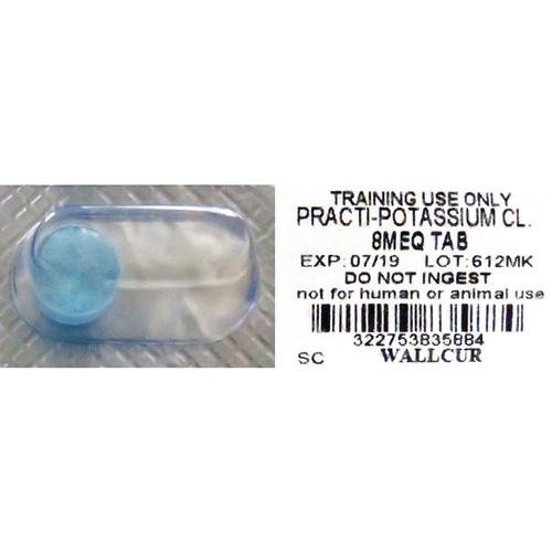 Practi-Potassium Chloride 8mEq szájon át alkalmazandó egységadag (×48 tabletta), 1024959, Practi-Oral Medications
