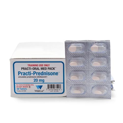 Practi-Prednisone 20mg Oral-Unit Dose (48 Tablets) | 1024962 | Wallcur ...