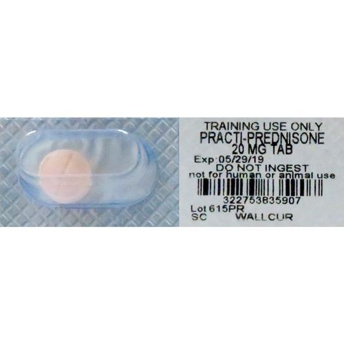 Practi-Prednizon 20mg Oral-Tek Doz (×48 Tablet), 1024962, Practi-Oral Medications