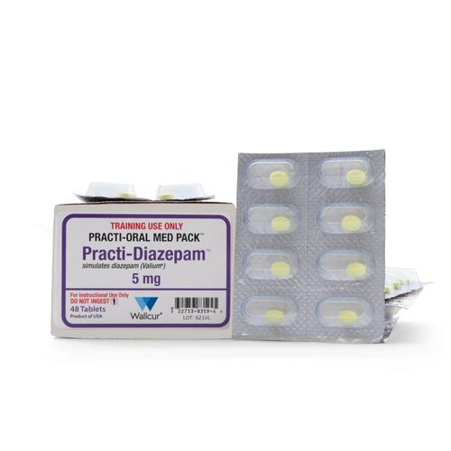 Practi-Diazepam 5mg Dosis Oral Unidad (48 Tabletas), 1024967, Practi-Medicamentos Orales