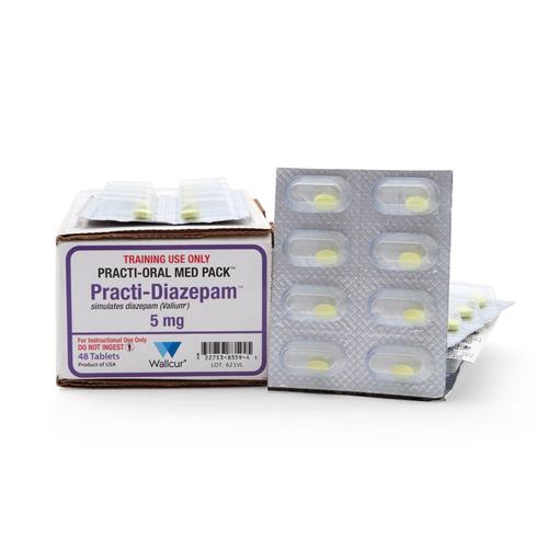 Practi-Diazepam 5mg Dosis Oral Unidad (48 Tabletas), 1024967, Practi-Medicamentos Orales
