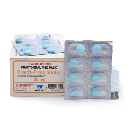 Practi-Propranolol 20mg Oral-Unit Dose (48 Tablets), 1024972, Practi-Oral Medications