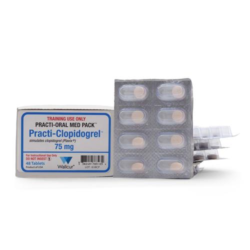 Practi-Clopidogrel 75mg Oral-Unit Dose  (48 Tablets), 1024975, Practi-Oral Medications