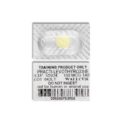 Practi-Levothyroxine 100mcg Szájon át szedhető egyedi adag (×48Tab), 1024979, Practi-Oral Medications