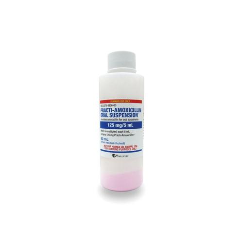 Practi-Amoxicillin Sospensione 125mg/5mL Dose Orale Unica (×1), 1024984, Practi-Oral Medications