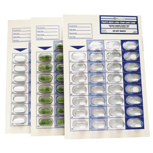 Practi-Meds Long-Term Care Card Oral (3 Cards), 1024987, Practi-Oral Medications