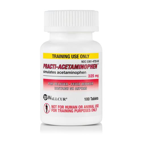 Practi-Acetaminophen 325mg Szájon át szedhető - Nagy kiszerelés (×100 tabletta), 1024995, Practi-Oral Medications