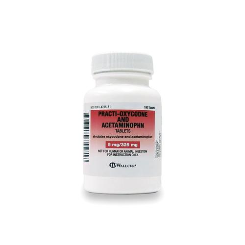 Practi-Oxycodone Acetaminophen 5mg/325mg (×100 compresse), 1024996, Practi-Oral Medications