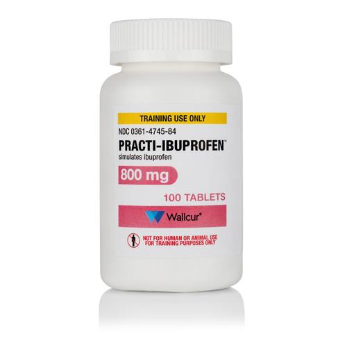 Practi-Ibuprofen 800mg Oral-Unit Dose (100 Tablets), 1025001, Practi-Oral Medications