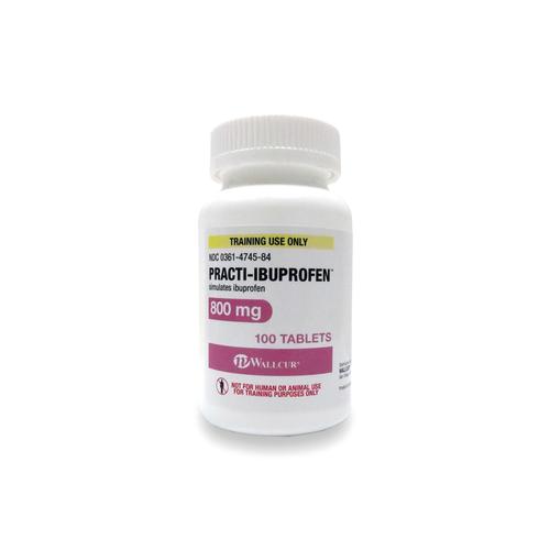Practi-Ibuprofène 800mg Oral en Gros (×100 Comprimés), 1025001, Practi-Oral Medications