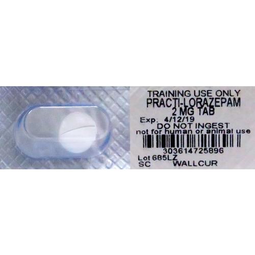 Practi-Lorazepam (oral en vrac) (×100 comprimés), 1025002, Practi-Oral Medications