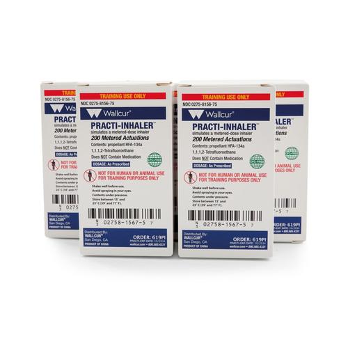 Practi-Inhaler (Paquete de 5), 1025007, Practi-Inhaladores, Sprays y Nebulizadores