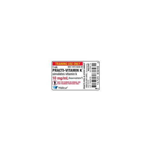 Practi-&Eacute;tiquette Ampoules Vitamine K 10mg/1mL (bo&icirc;te de 100), 1025033, &Eacute;tiquettes auto-adh&eacute;sives practi