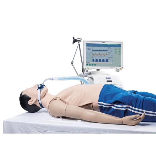 Aurora the Respiratory Training Simulator, light skin manikin, 1025194, Ventilation and Breathing Simulators