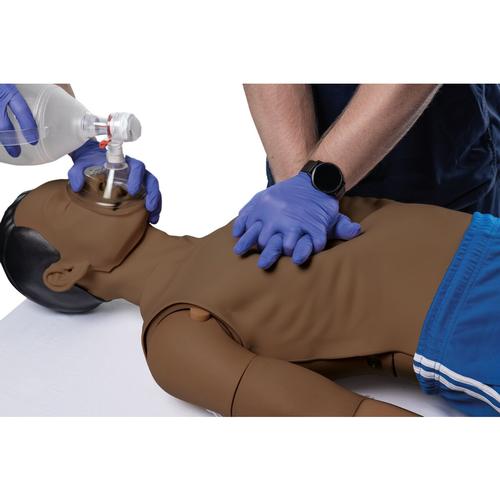 Aurora the Respiratory Training Simulator, dark skin manikin, 1025195, Ventilation and Breathing Simulators