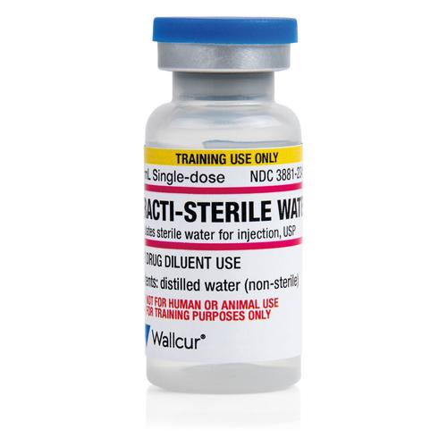 Practi-Sterile Water 10mL Plastic Vial (Pack of 30), 1025468, Practi-Vials