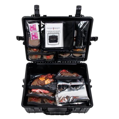 Kit de Moulage Hiperrealista &ndash; Piel Oscura, 1025888, Atenci&oacute;n m&eacute;dica en trauma cr&iacute;tico y atenci&oacute;n m&eacute;dica en emergencias traum&aacute;ticas