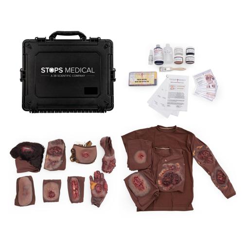 Kit Avanzado de Moulage &ndash; Piel Oscura, 1025977, Atenci&oacute;n m&eacute;dica en trauma cr&iacute;tico y atenci&oacute;n m&eacute;dica en emergencias traum&aacute;ticas