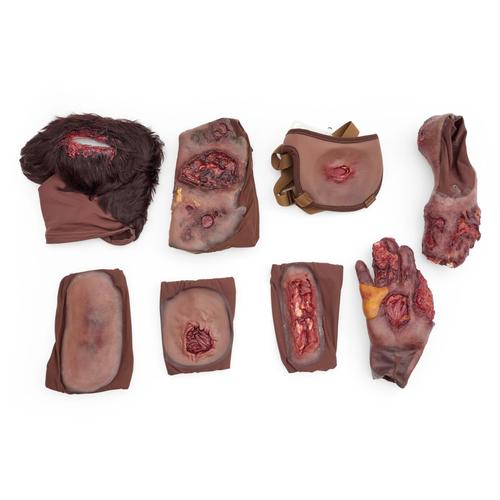 Kit Avanzado de Moulage &ndash; Piel Oscura, 1025977, Atenci&oacute;n m&eacute;dica en trauma cr&iacute;tico y atenci&oacute;n m&eacute;dica en emergencias traum&aacute;ticas